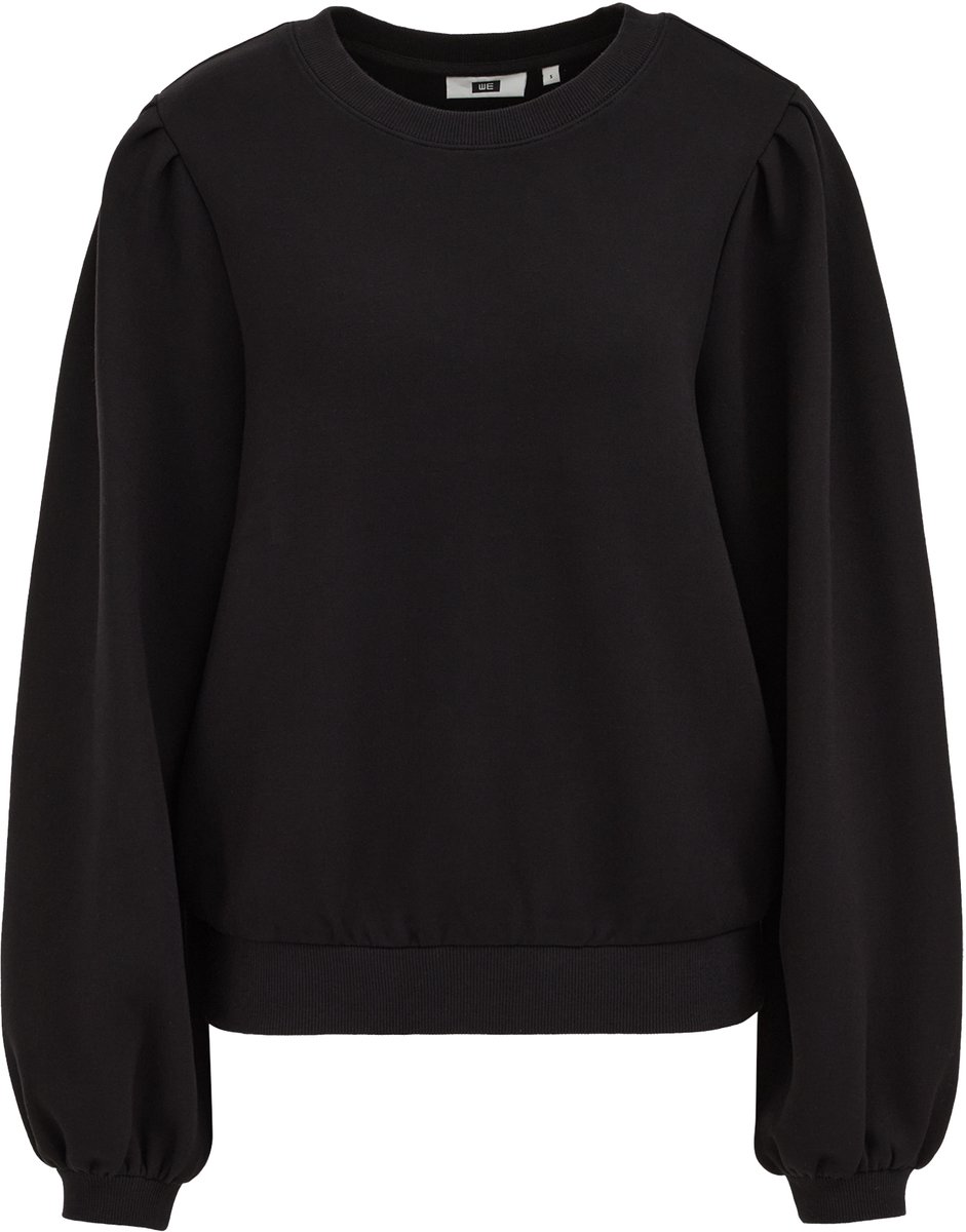 WE Fashion Dames jersey sweater met ballonmouwen