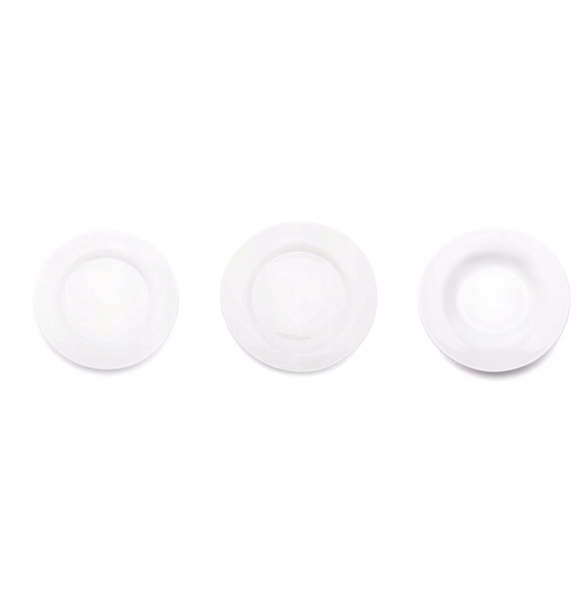 Bormioli Rocco Toledo 3-delige serveerset: 20cm dessert, 23cm diep, 25cm plat