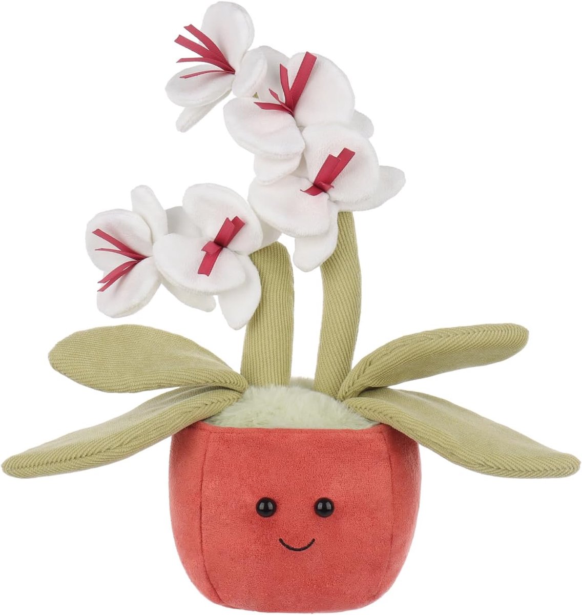 Lamb Planten phalaenopsis orchidee pluche dier knuffeldier 28 cm