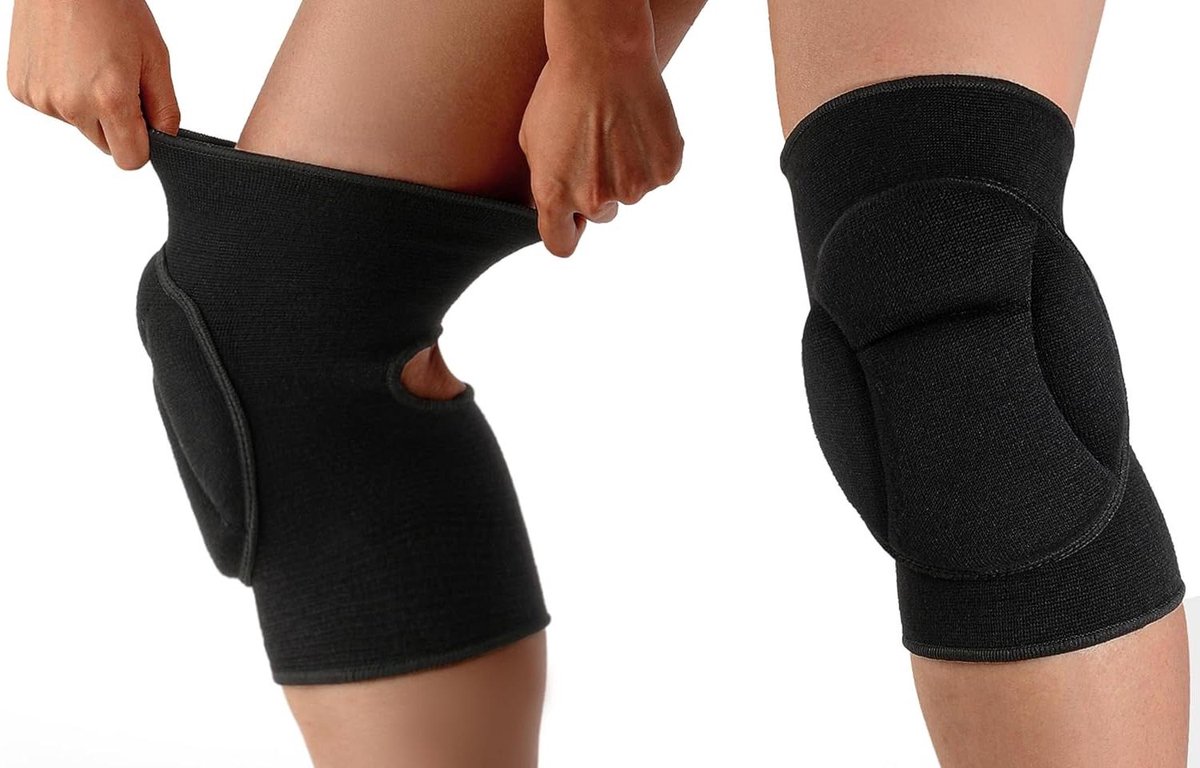 Kniebeschermers - Sport bandage - Actieve sport - 360° bescherming - 1 paar - Zwart