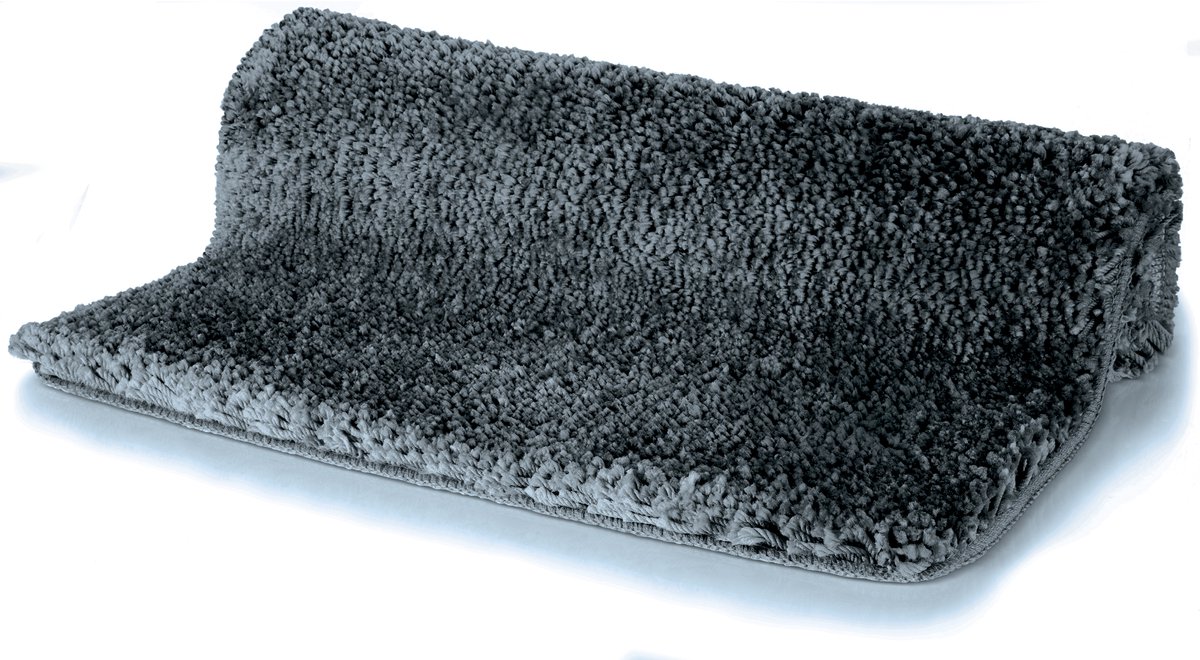 Spirella Badmat – Microvezel Badkamermat met Antislip – Zachte Badmatten met 40 mm Pool voor Douche en Bad