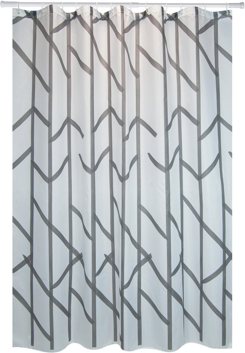 MSV Douchegordijn Polyester – Waterdicht en Antibacterieel Douchegordijn – Schimmelwerend – 180x200 cm