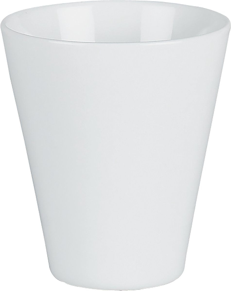 Spirella Max Light Tandenborstelhouder - Tumbler Badkamer Beker - Wit - 8,5 x 10 cm - Geschikt als Tandenborstelhouder en Waterbeker