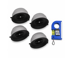 ZoeZo Wasmachine Trillingsdempers 4 Stuks - Schokdempers voor Wasmachine en Droger - Geluiddempend - Anti-slip - Wasmachine Poten