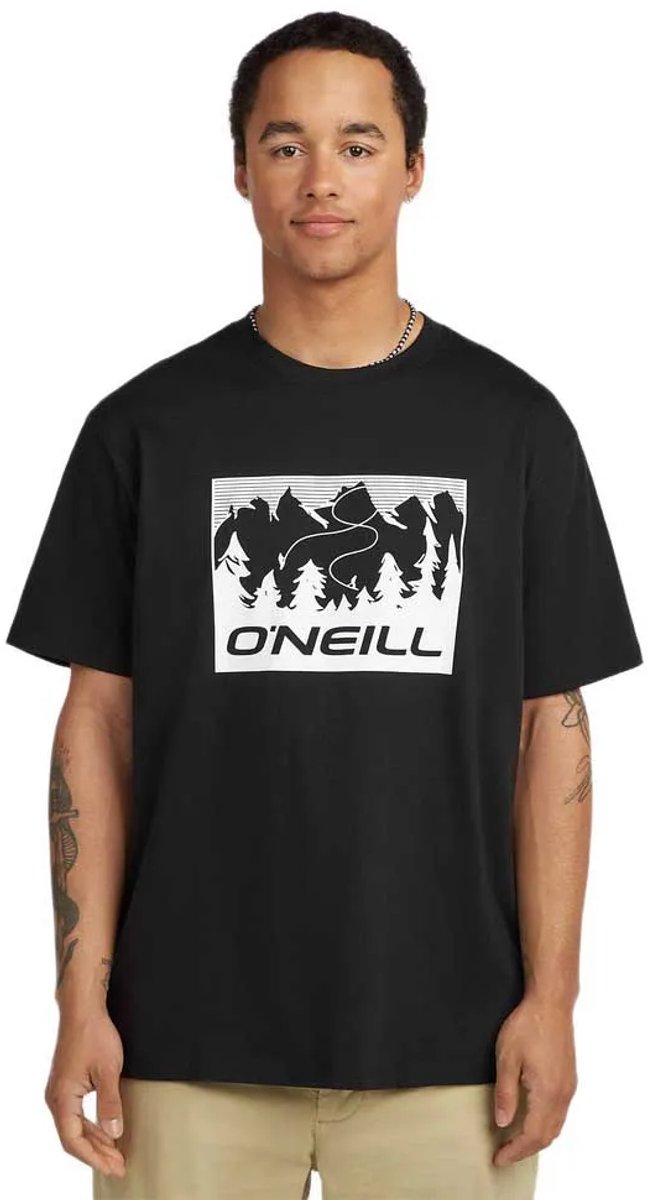 O´neill Must-have Front Print T-shirt Met Korte Mouwen XS Man Zwart
