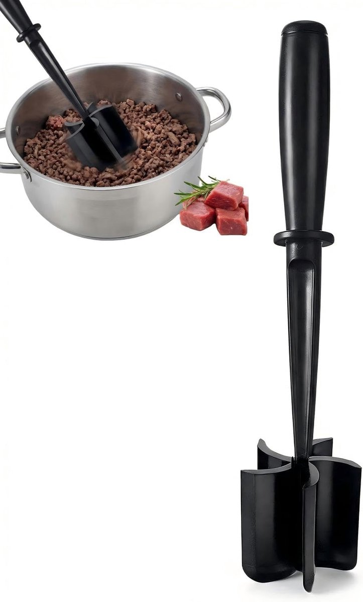 Chopper Nylon gehakt vleesmolen 1 pak 5 messen hamburger masher aardappelstamper hittebestendig keukengerei
