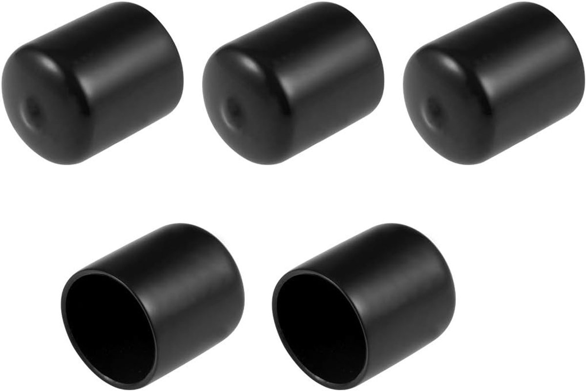 sourcing map 5 stuks schroefdraadbeschermers, 21 cm ID ronde eindkapafdekking buissluitingen 30mm Inner Dia