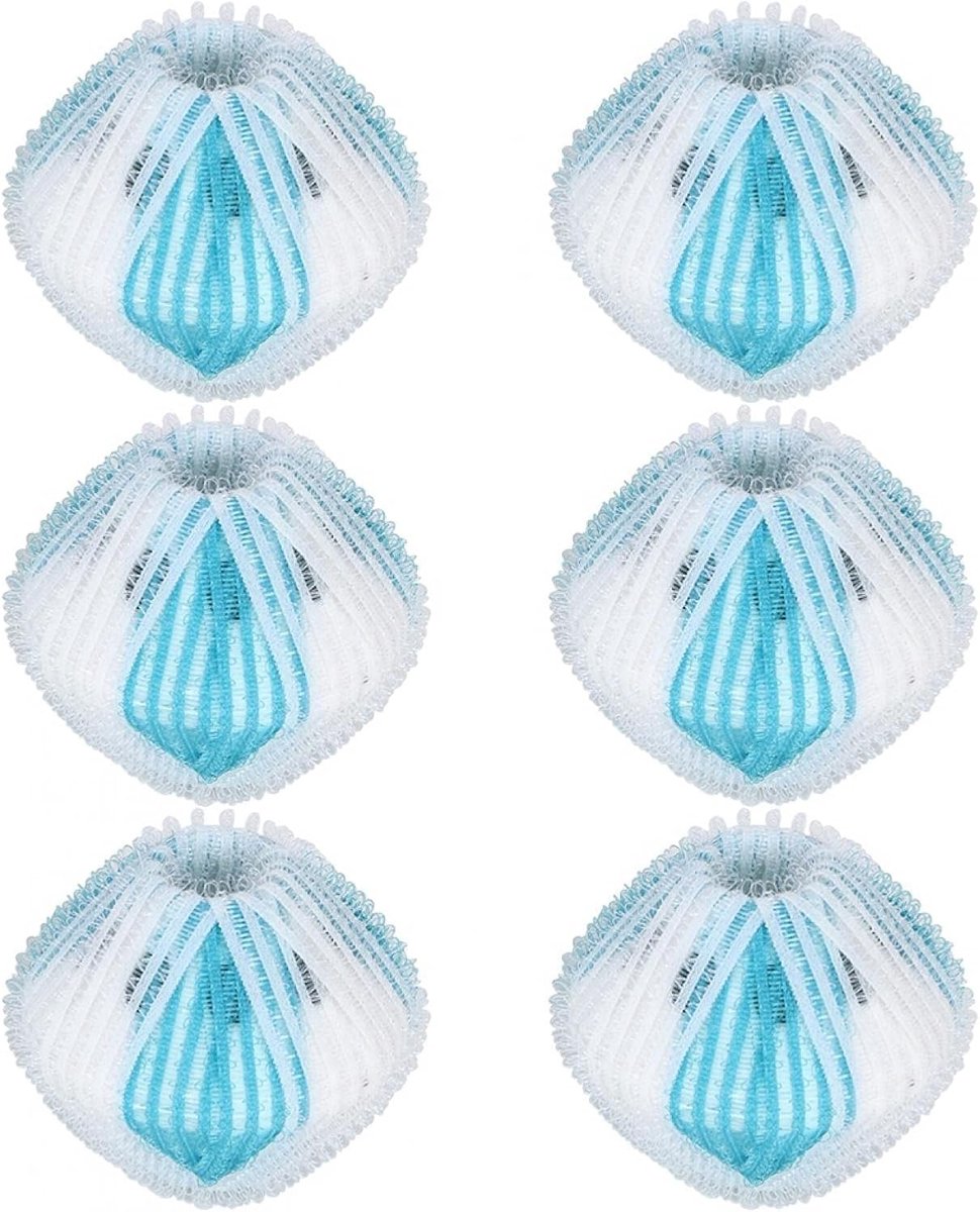 Hair Remover voor Wasserij - Lint Remover Wasballen - Herbruikbare Droger Wasballen voor Pet Hair Catcher - Wasmachine Lint Catcher - Pak van 6