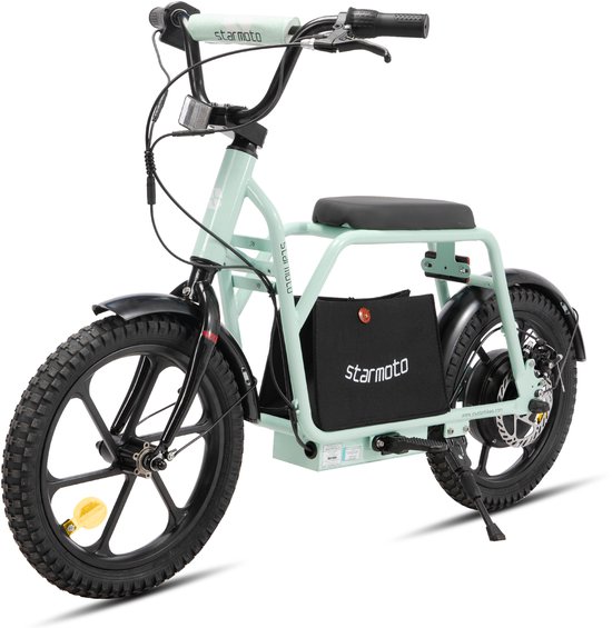 JOYSTAR Starmoto Elektrische Step met Zadel - voor Kinderen & Tieners (6-12 Jaar) - 250W Motor - Max. 25 km/u - 16 Inch Wielen - Groen van JOYSTAR — afbeelding 3
