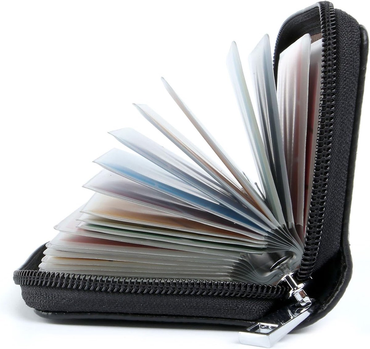 Kaartvakken voor dames, leer, creditcardhouder
