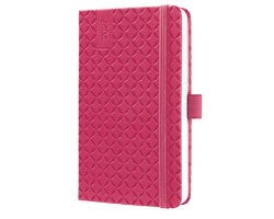 Jolie Flair Weekagenda 2027 - A6 - Fuchsia Pink - Hardcover - 1 Week op 2 Pagina's - Meertalig NL/FR/EN/DE - 174 Pagina's