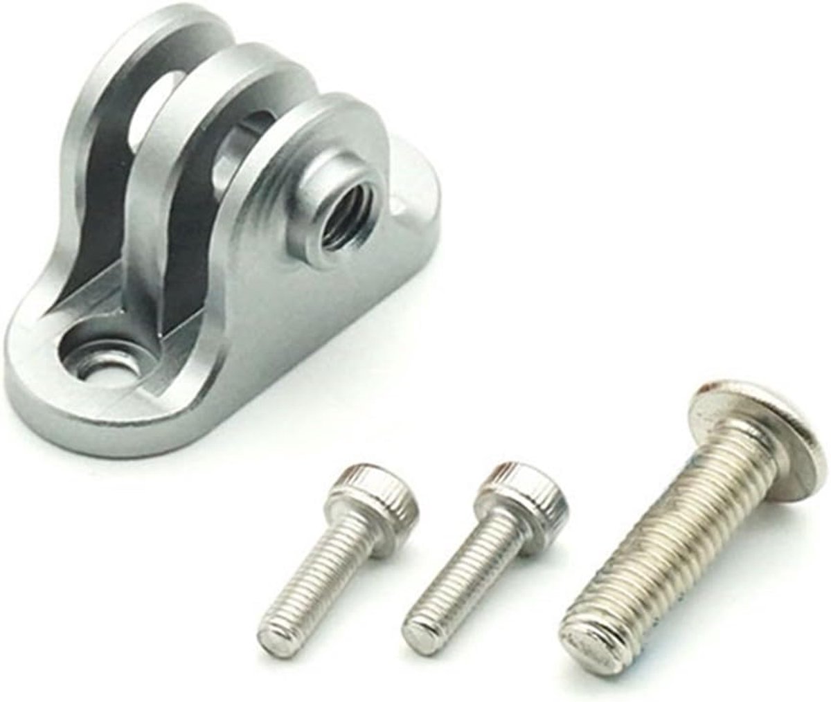 Front Mount Voor-Gopro Adapter Aluminium Voor-Garmin Edge (zwart)