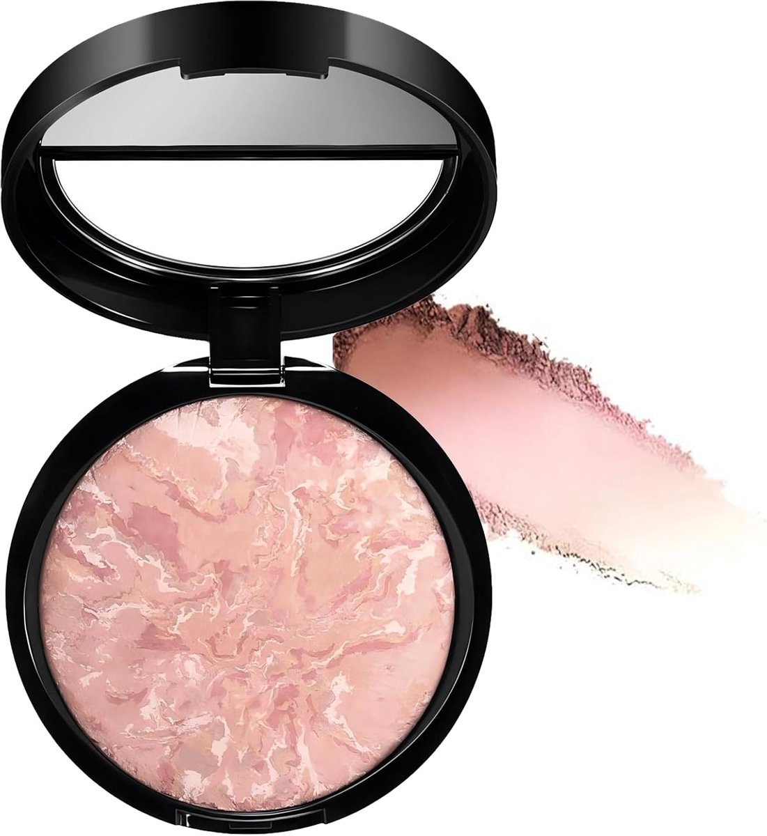 poeder blusher, gebakken foundation, make-up, kleur foundation make-up, Frosted Blush, Light Powder Blusher, matte natuurlijke huidskleur (#2, 15g)