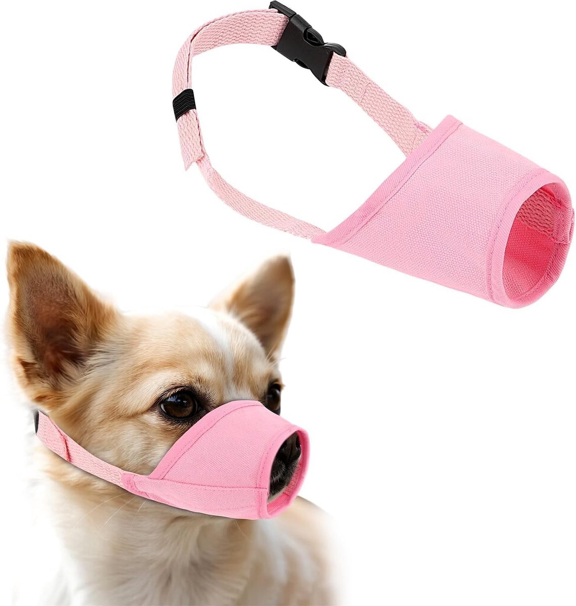 muilkorf, muilkorf voor honden, verstelbare hondenmuilkorf, waterdichte mondcontainer voor honden, beetbestendig, geschikt voor buitenactiviteiten (XS)