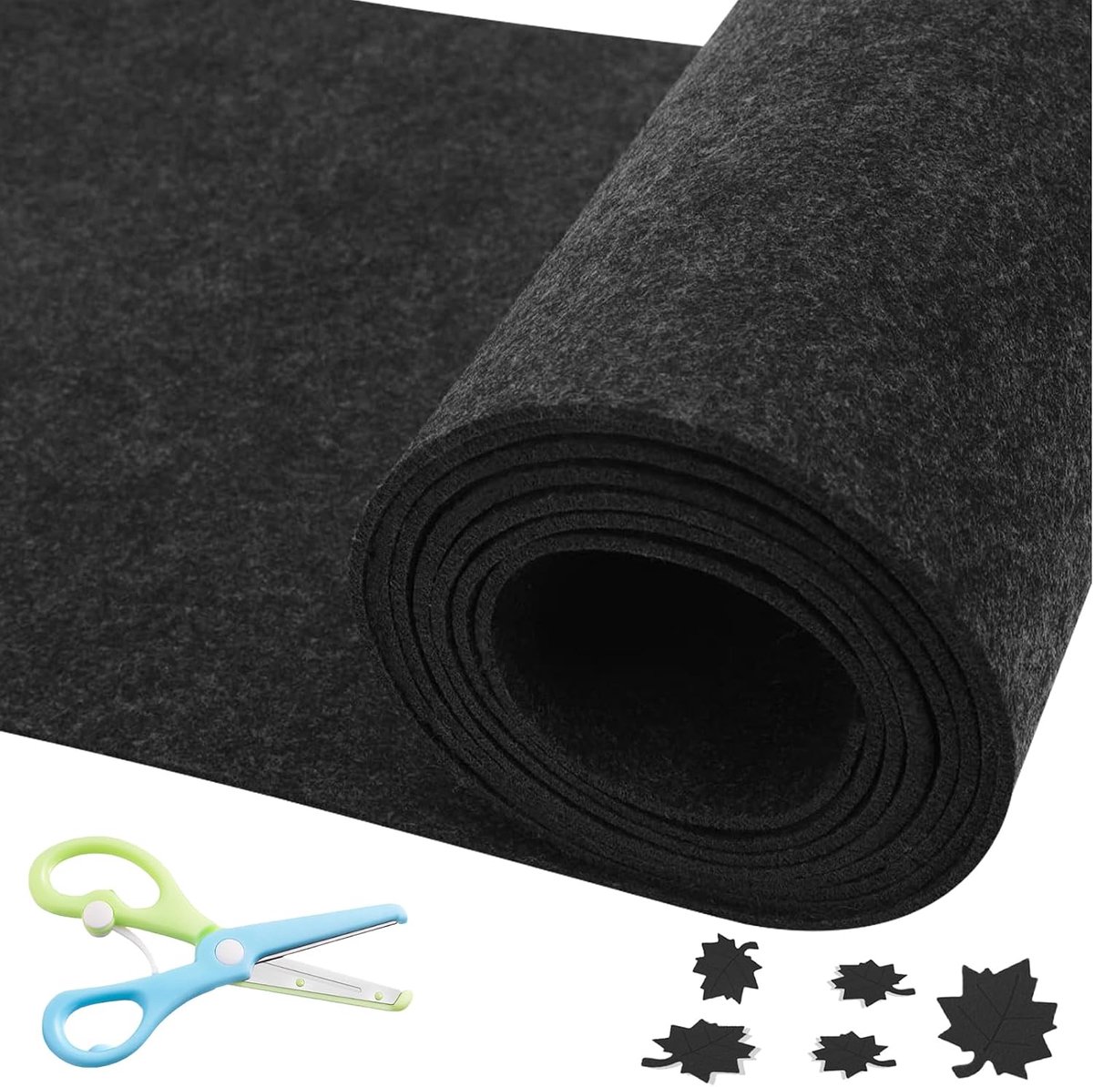 Vilt Zelfklevend 40 x 200 cm: Plakvilt, 2 mm Dik, Multifunctionele Lijm voor Box Liner, Bekermat, Fotolijst, Stoelpoot