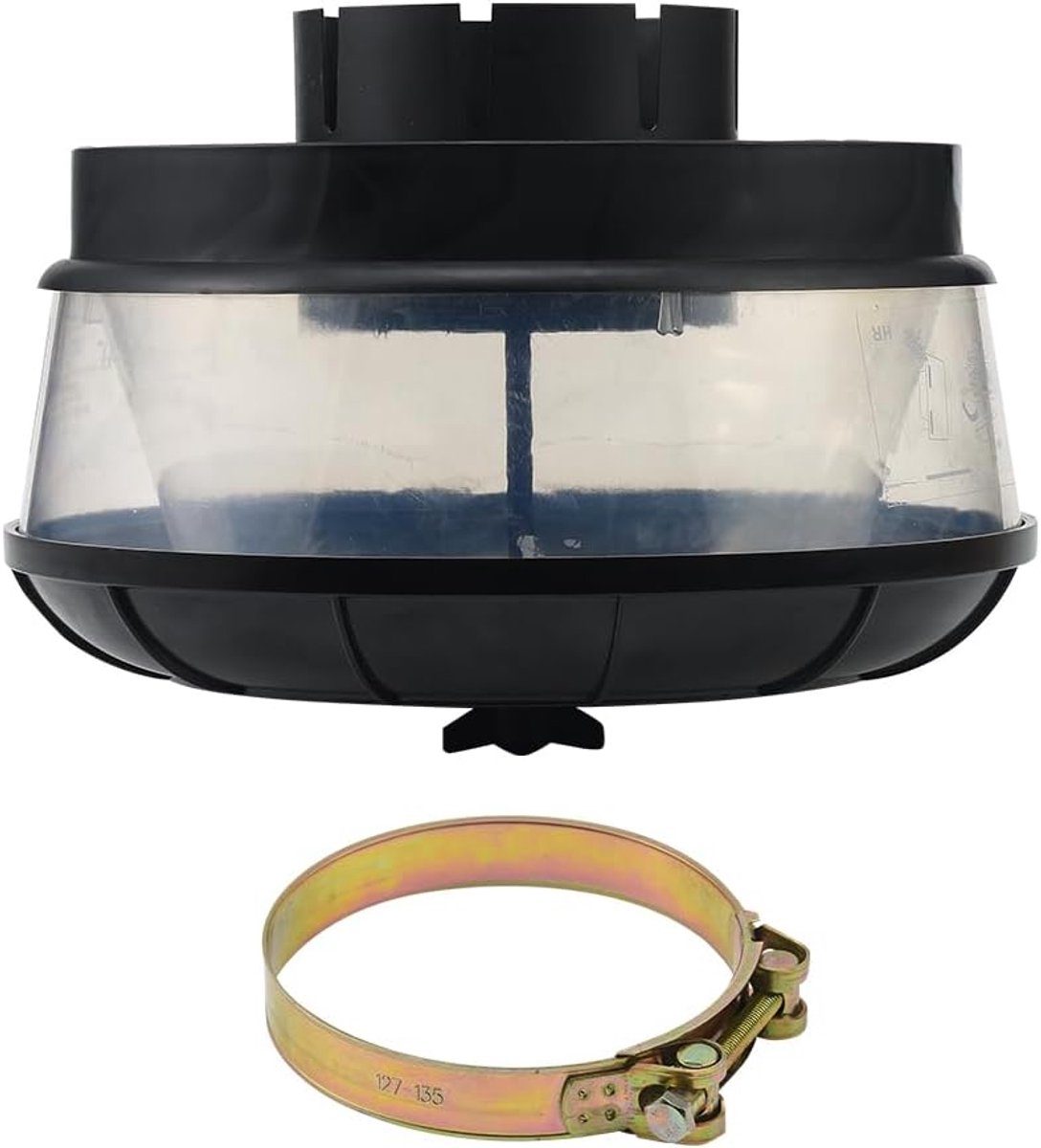 Offroad Auto Snorkel auto aanzuigbuis luchtvoorfilter, universele cycloon voor aanzuigsnorkel luchtinlaat tractor, zandbeker (127 mm)