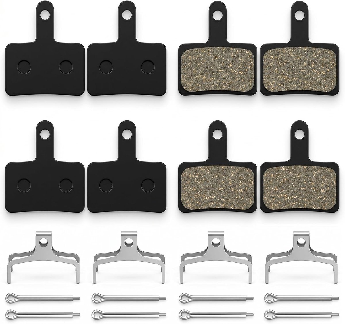 4 paar remblokken fiets schijfrem, fiets remblokken, voor Shimano D03S D02S | Saint BR-M810 BR-M820 Deore XT BR-M8020 BR-M8120 ZEE BR-M640 XTR BR-M9120 Tektro HD E725 M735 M745 M745 M77 50 TRP SL