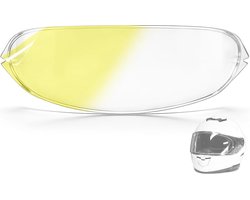 EVO folie anti-fog inzetstuk voor helmvizier compatibel met Shoei GT-Air GT-Air 2 GT-Air 3 Neotec CNS-1 CNS-3 CW1 Qwest, anti-condens winter- en regenbescherming voor motorrijders