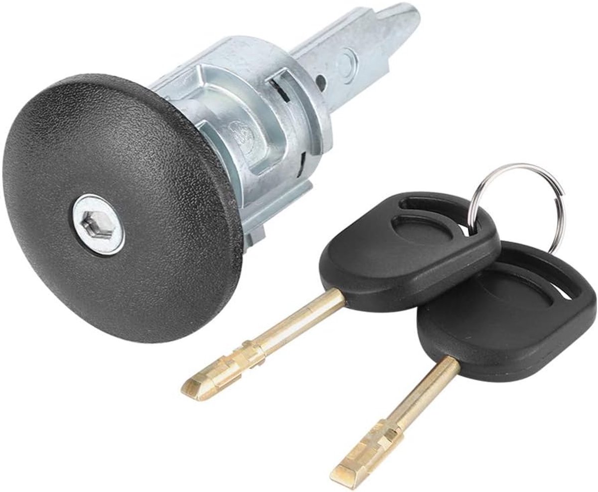 Deurslot Barrel Set, Auto Rechts Deurslot Barrel met 2 Sleutels Fit voor Ford Transit MK6 2000-2016