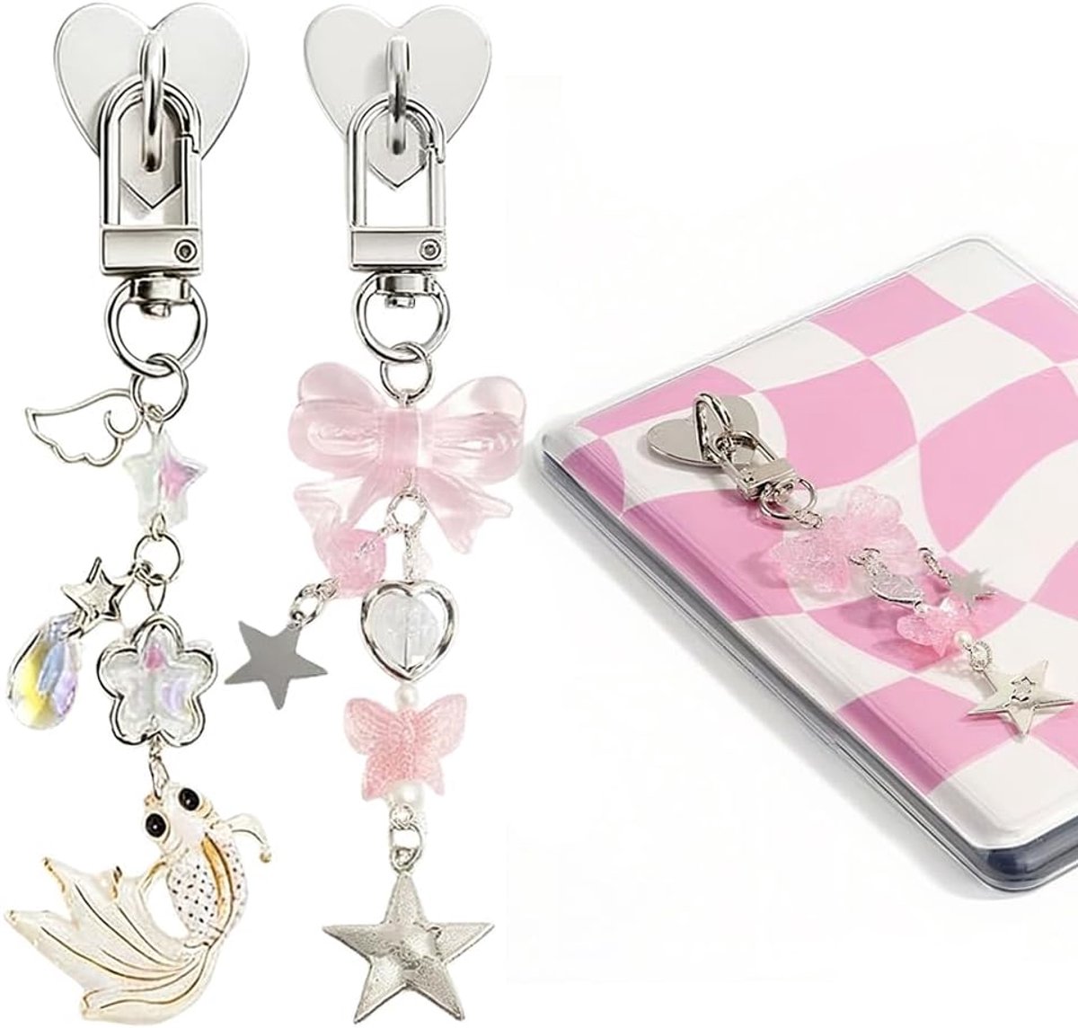 2 Stuks Telefoon Hangers Draagbare Elektronische Reader Sieraden Hangers Y2K Leuke Mobiele Telefoon Tablet Bedels Sleutelhanger Rugzak