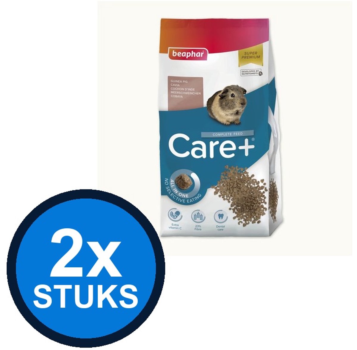 2x Beaphar - Care+ cavia 5kg