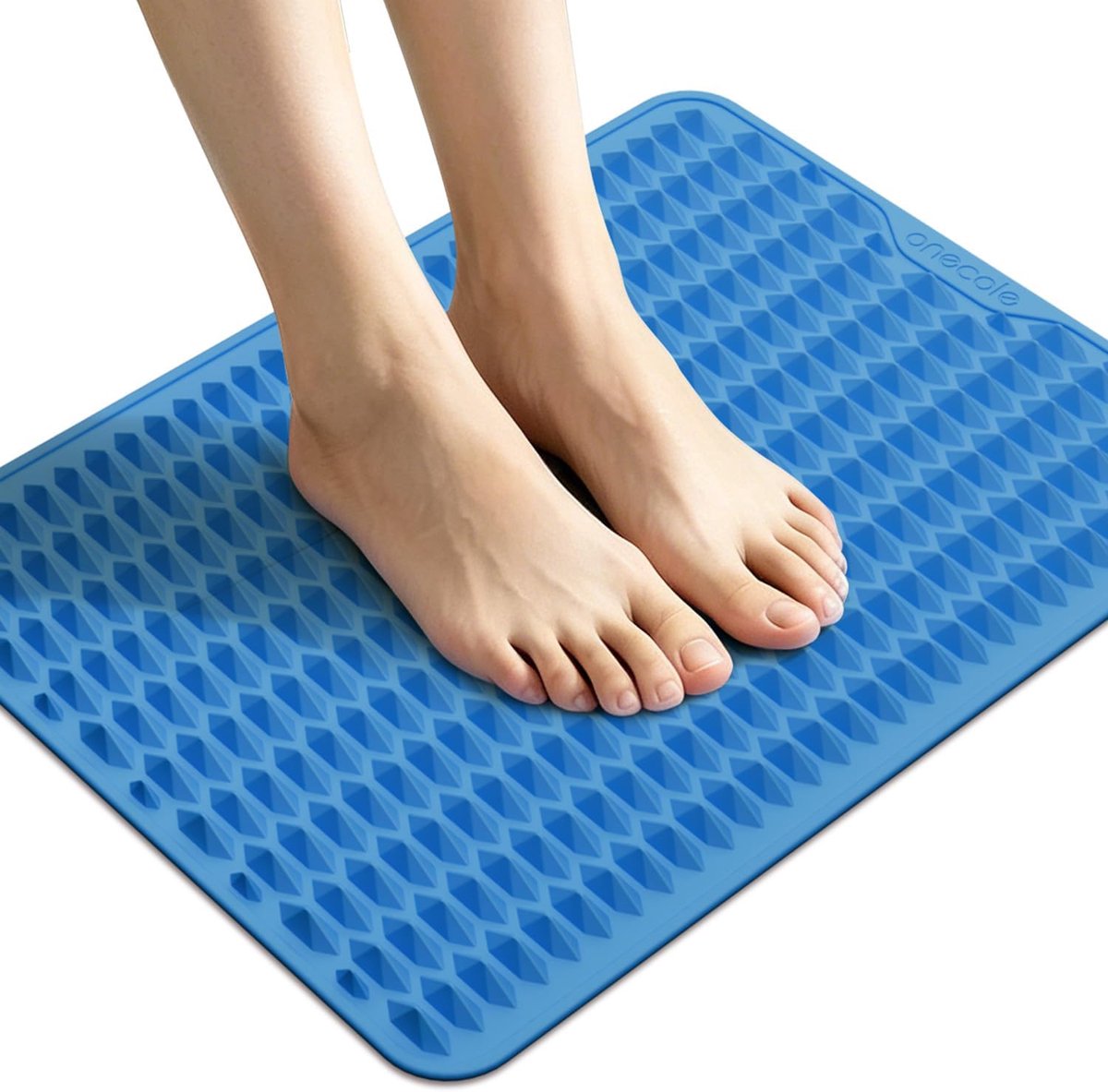 SnelShoppen - Acupressure mat voor voetmassage, Silicium voetreflexologie mat, Draagbare voetmat voor plantaire fasciitis verlichting, Spierontspannin