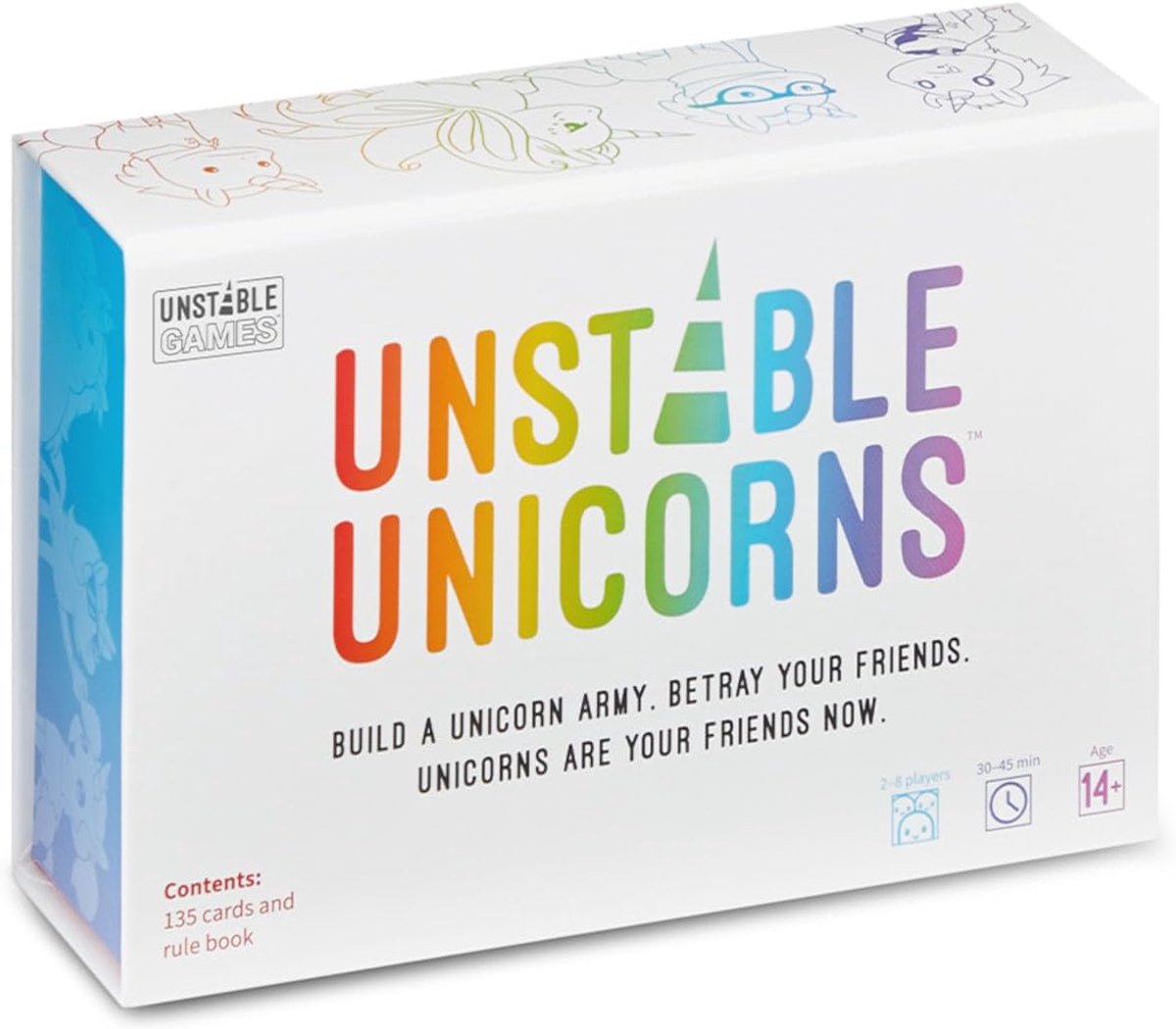 SnelShoppen - Onstable Unicorns Kaartspel | 2-8 Spelers | 30-45 Minuten Spelplezier | Geschikt voor 8+ Jaar | Perfect voor Feestjes en Gezellige Avond