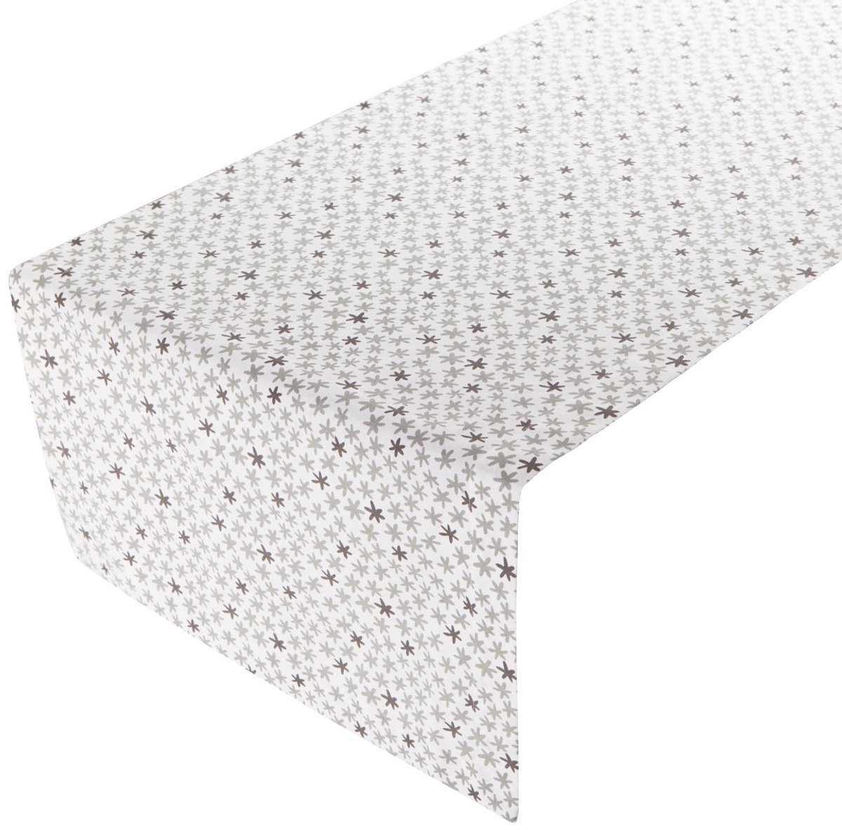 Pretty Star Tafelloper grijs 50x140cm