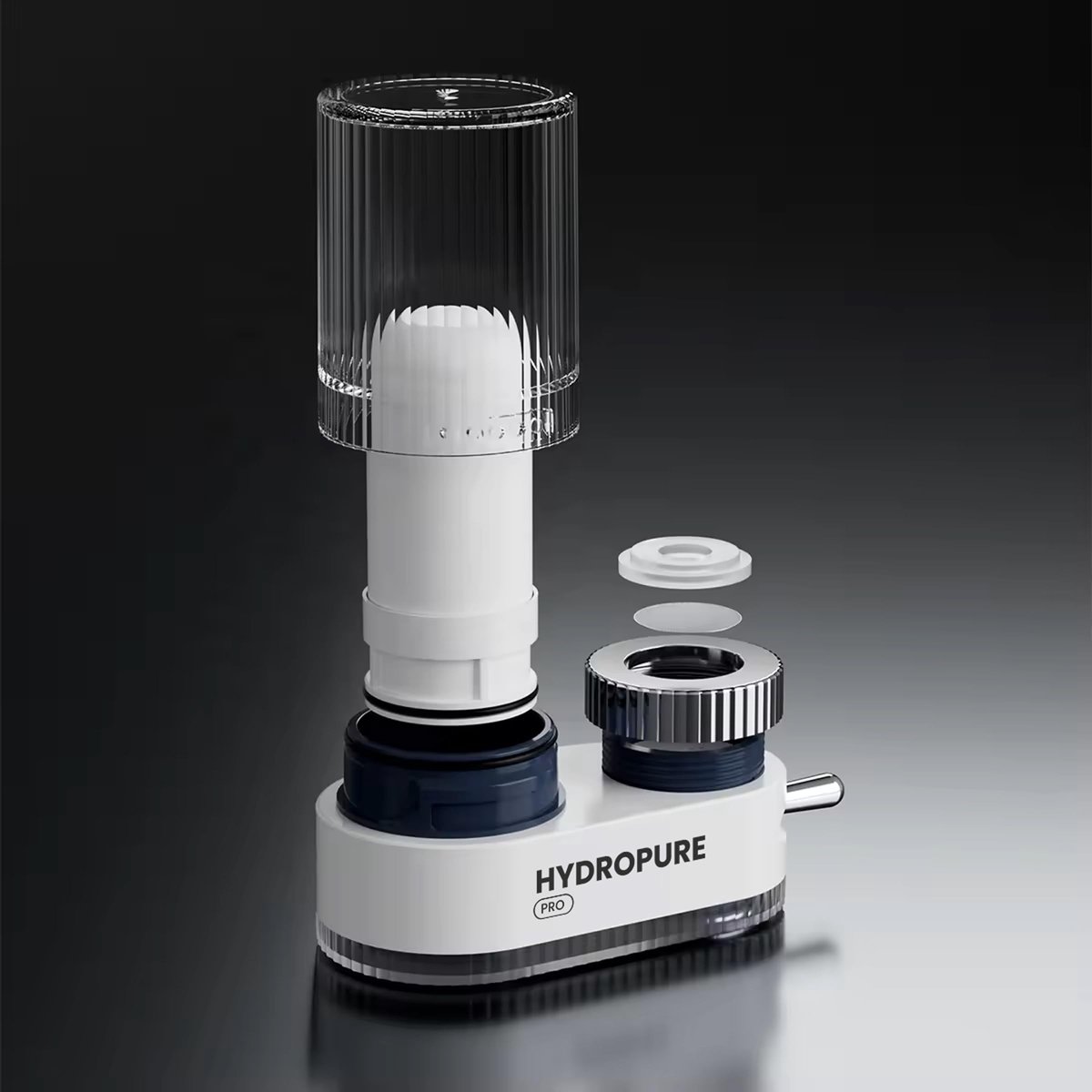 SnelShoppen - Waterfilter voor kraan HYDROPURE Pro - Geavanceerde Filtratie, Verwijdert Bacteriën, Chloor, Kalk en Onzuiverheden - Diatomeeënkeramisch