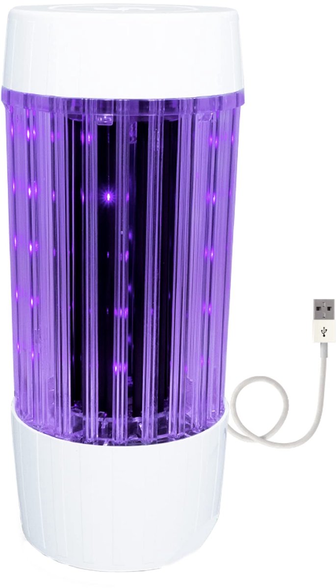 SnelShoppen - Elektrische Muggenkiller Lamp - Fotokatalysator Insectenlamp - USB Fly Killer - Huishouden Muggenvernietiger - Ideaal voor Tuin, Camping