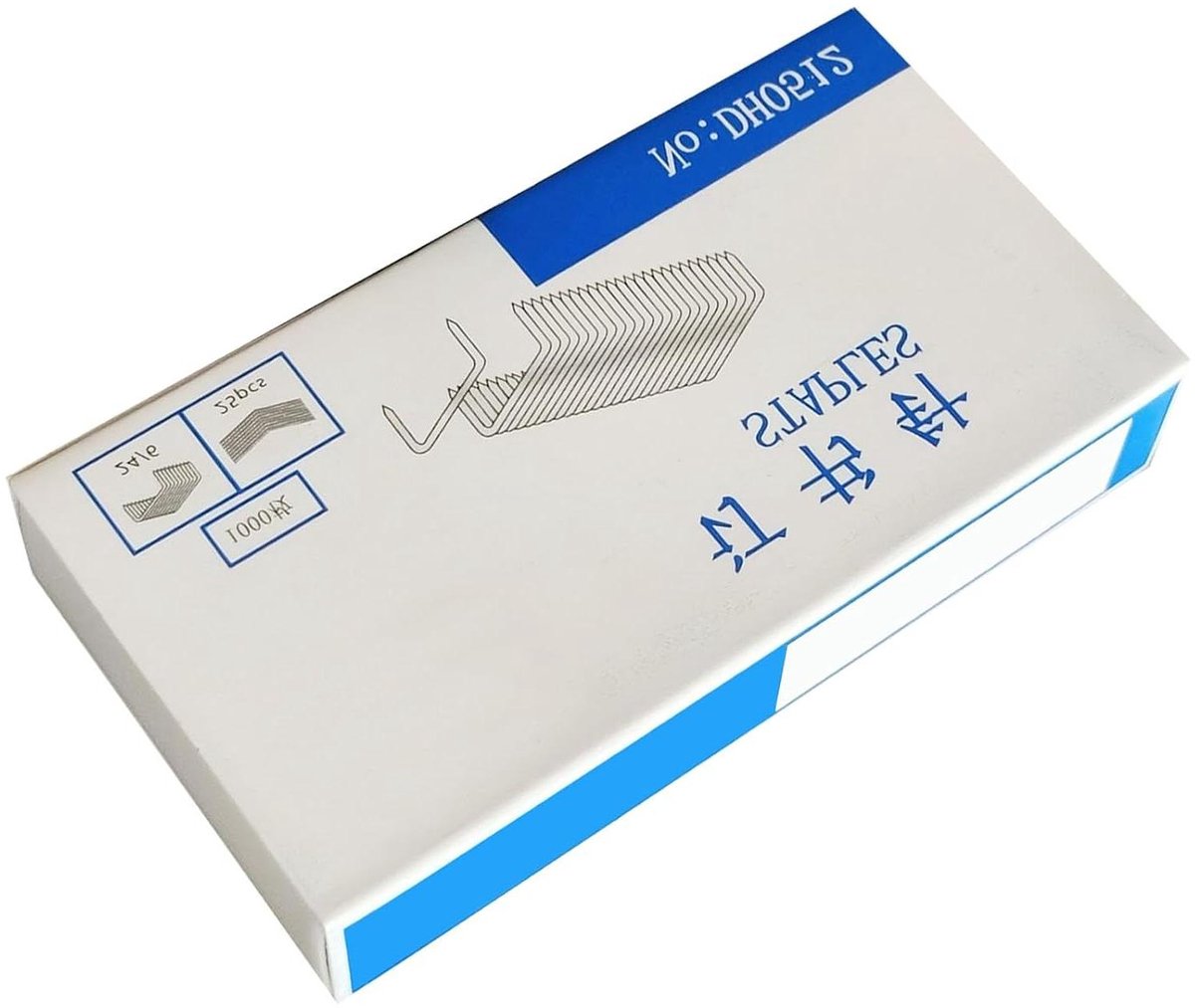 Nietjes - Mini nietjes - Papier organiseren - Duurzaam metaal - 1000 stuks - Zilver