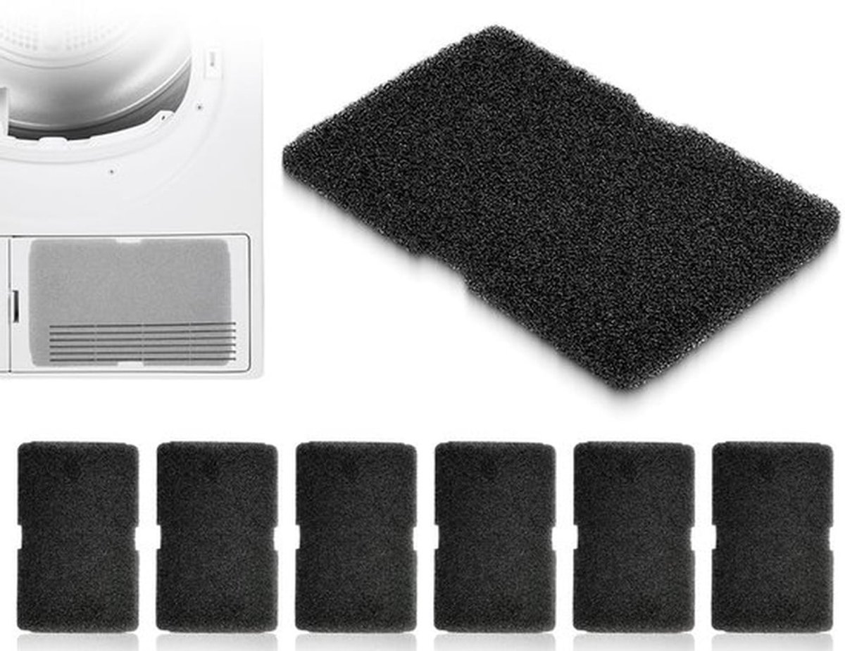 Filterspons 6 Stuks - Filterschuim - Droger Filter - Compatibel met Beko/Droger - 240 x 155 x 10 mm - Hoogwaardige Kwaliteit - Drogerfilter