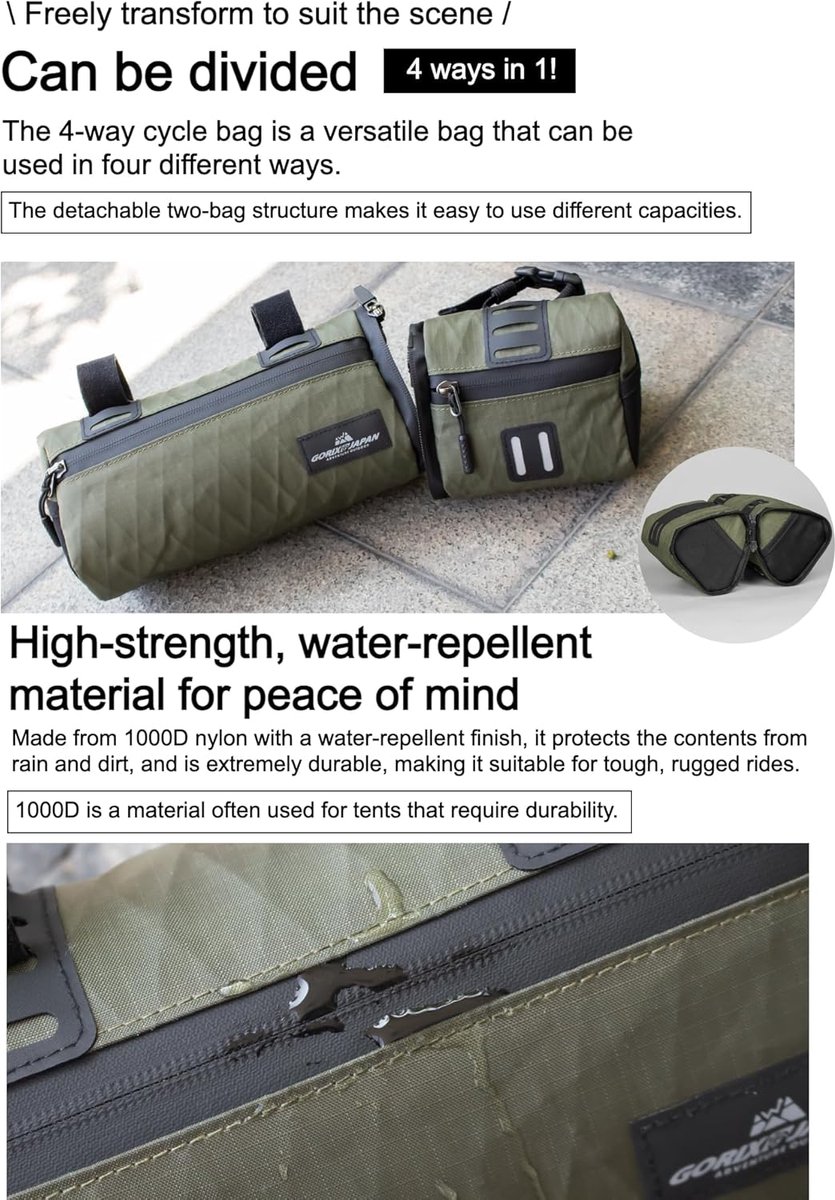 SnelShoppen - Multifunctionele Fiets Tas - Voorvoertas, Topbuis Tas, Zadeltas, Schoudertas - Waterproof, Groot Inhoud van 1.3L - Ideaal voor Racefiets