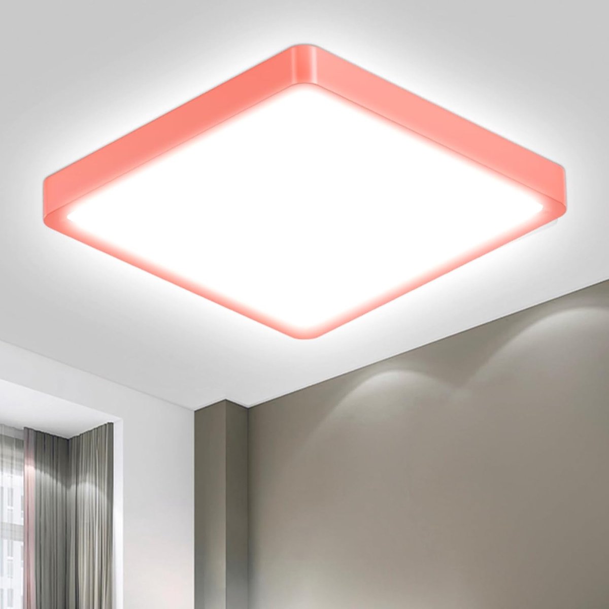 SnelShoppen - LED Plafondlamp 18W IP44 Waterdicht Vierkant 6000K 1600LM Dun voor Woonkamer Badkamer Slaapkamer Keuken Gang Kantoor