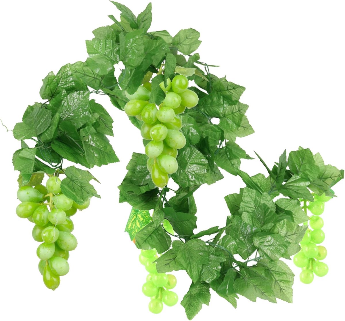 SnelShoppen - Kunstmatige Druiven Decoratie - 12 Stuks Levensgetrouwe Plastic Druiven met 4 Spiesjes - Perfect voor Keuken, Bruiloft, Fotografie, Tuin