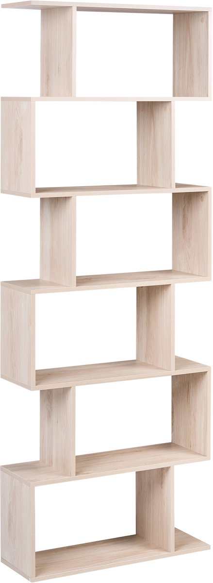 VALDOSA - Boekenkast - Lichtbruin - Vezelplaat