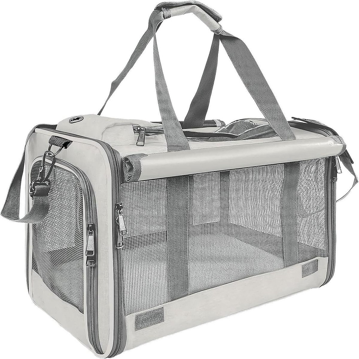 Draagbare kattendrager - Reistas huisdier Kattenbox - Veilig transport huisdier - Ademend polyester materiaal