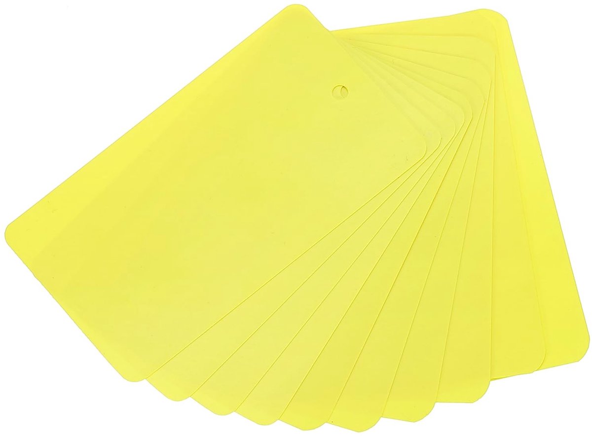 Omgoods - Waterdichte Lege Verzendlabels, 200 Stuks Geel