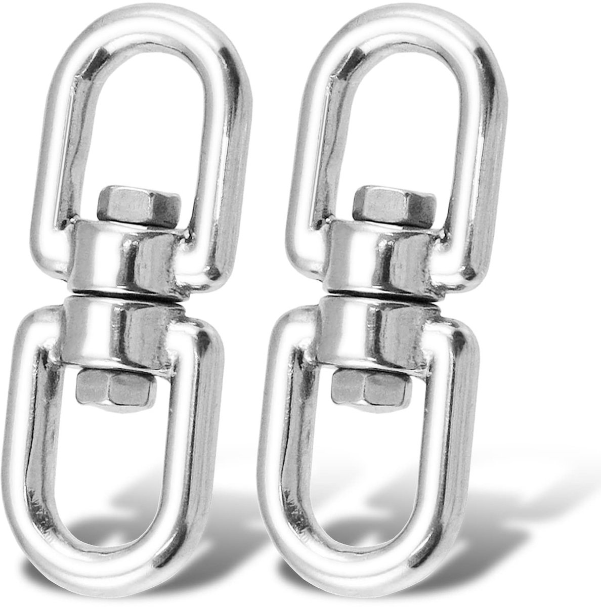 Omgoods - Swivel Eye Ring - 10mm Eye Hook met een Draagkracht van 500kg - 2 Stuks