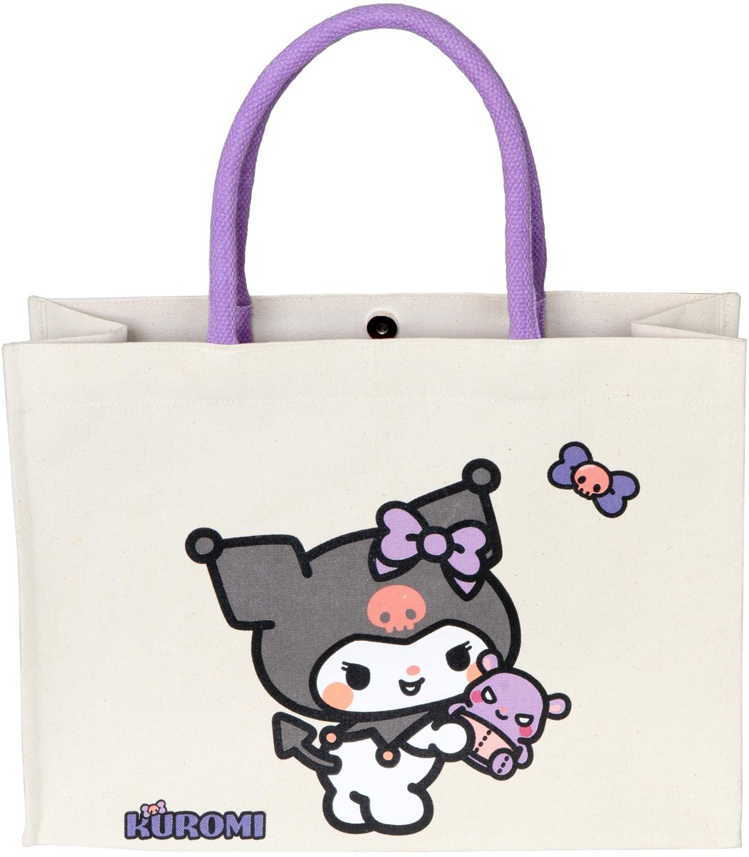 Omgoods - Dames Grote Handtas - Jute en Katoen, Kawaii Shopper met Binnenvak