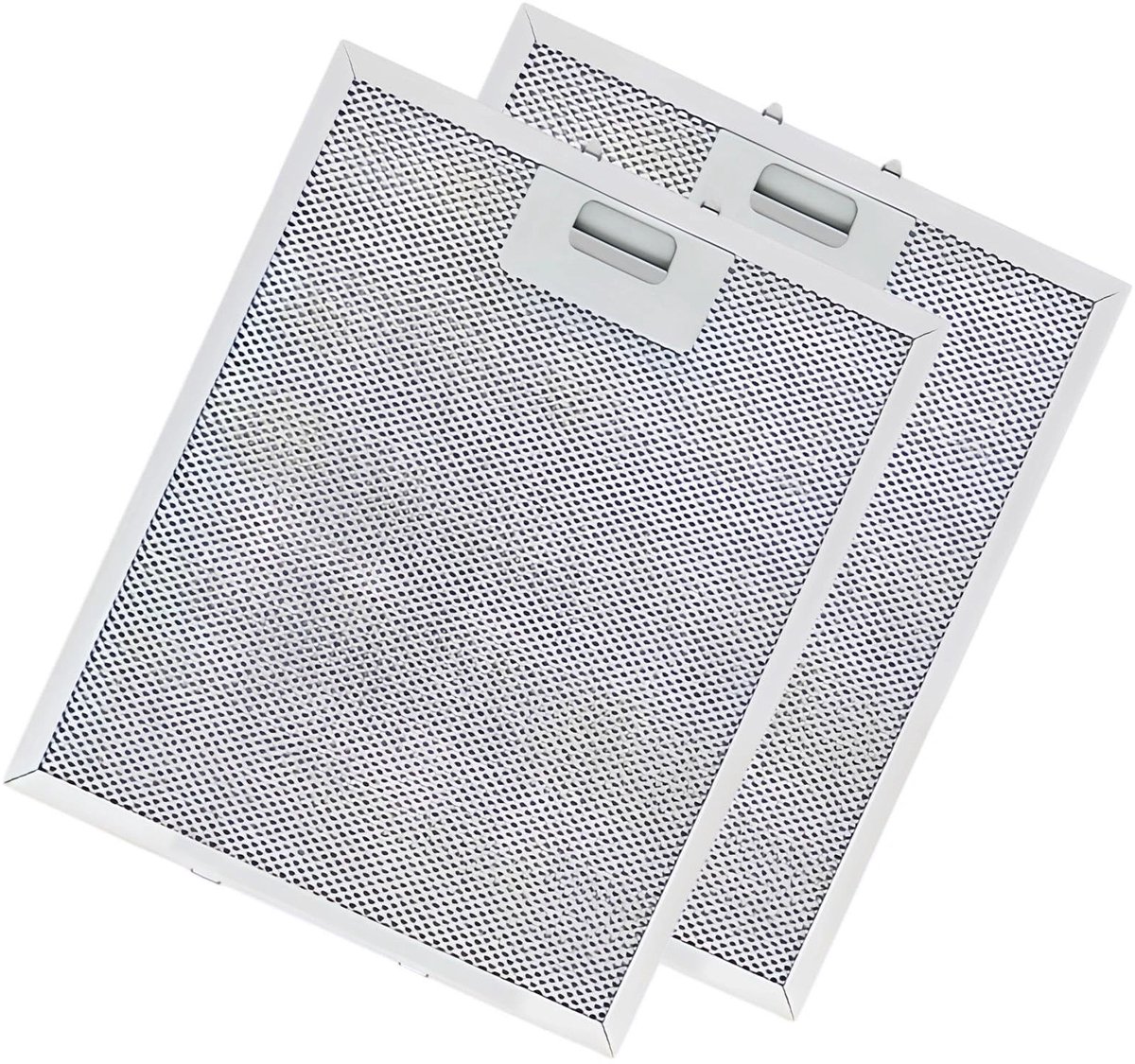 Omgoods - Set van 2 Metalen Filters voor Afzuigkap - Universele 5-Laags Filtratie