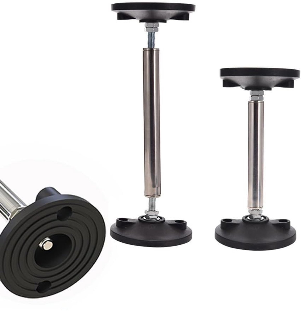 2 stuks, telescoopstang voor wastafel, 26-43 cm