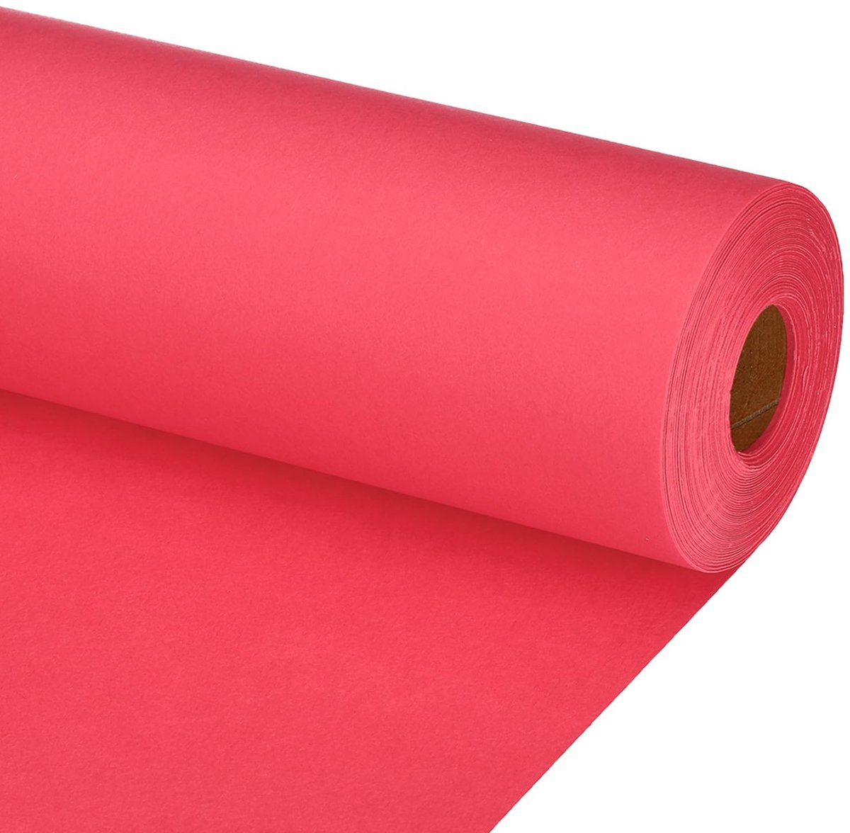 Omgoods - Inpakpapier Rol Rood 50,8 x 300 cm - Stevig Kraftpapier voor Cadeaus en Knutselprojecten