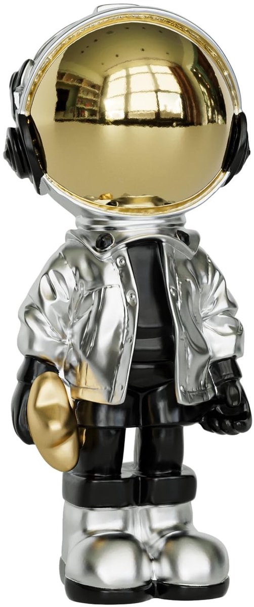 Omgoods - Mini Astronaut Beeldje - Decoratieve Sculptuur voor Huis en Kantoor