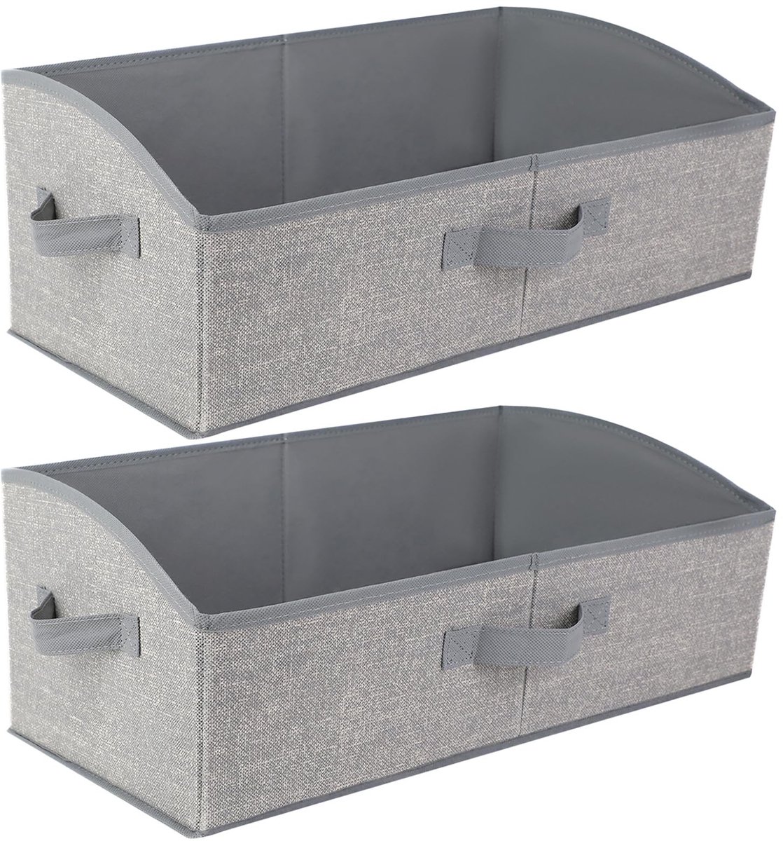 Omgoods - Set van 2 Vouwbare Opbergdozen 28 L voor Kleding en Speelgoed