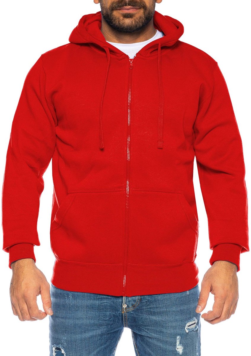 Omgoods - Heren Hoodies - Basis Hoodie tot 6XL - Comfortabele Sweat Jacket