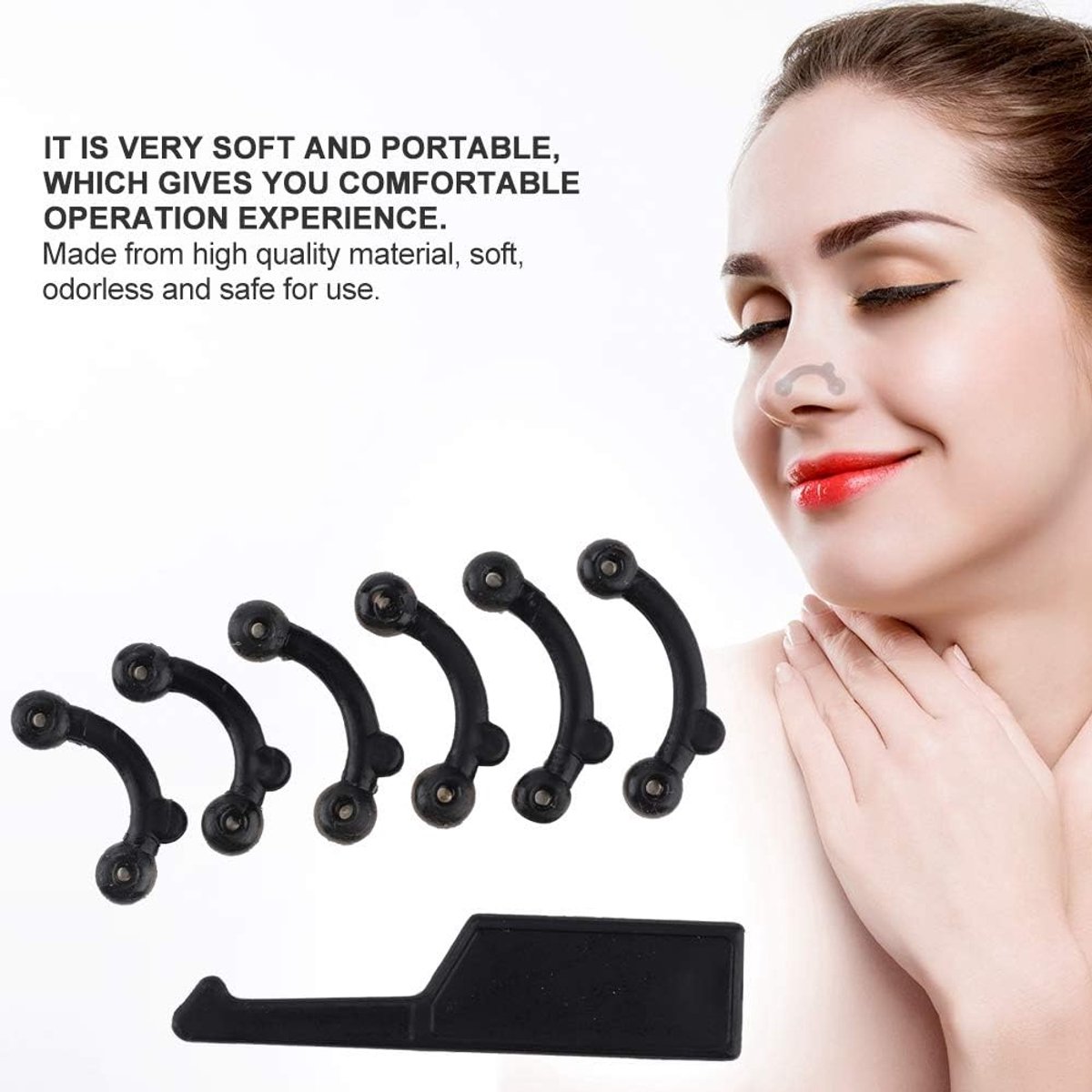neusvormer, Invisible Nose Shaper, neuslifting en gladmaking, Beauty Enhancer neus lifting shaping clip shaper kit