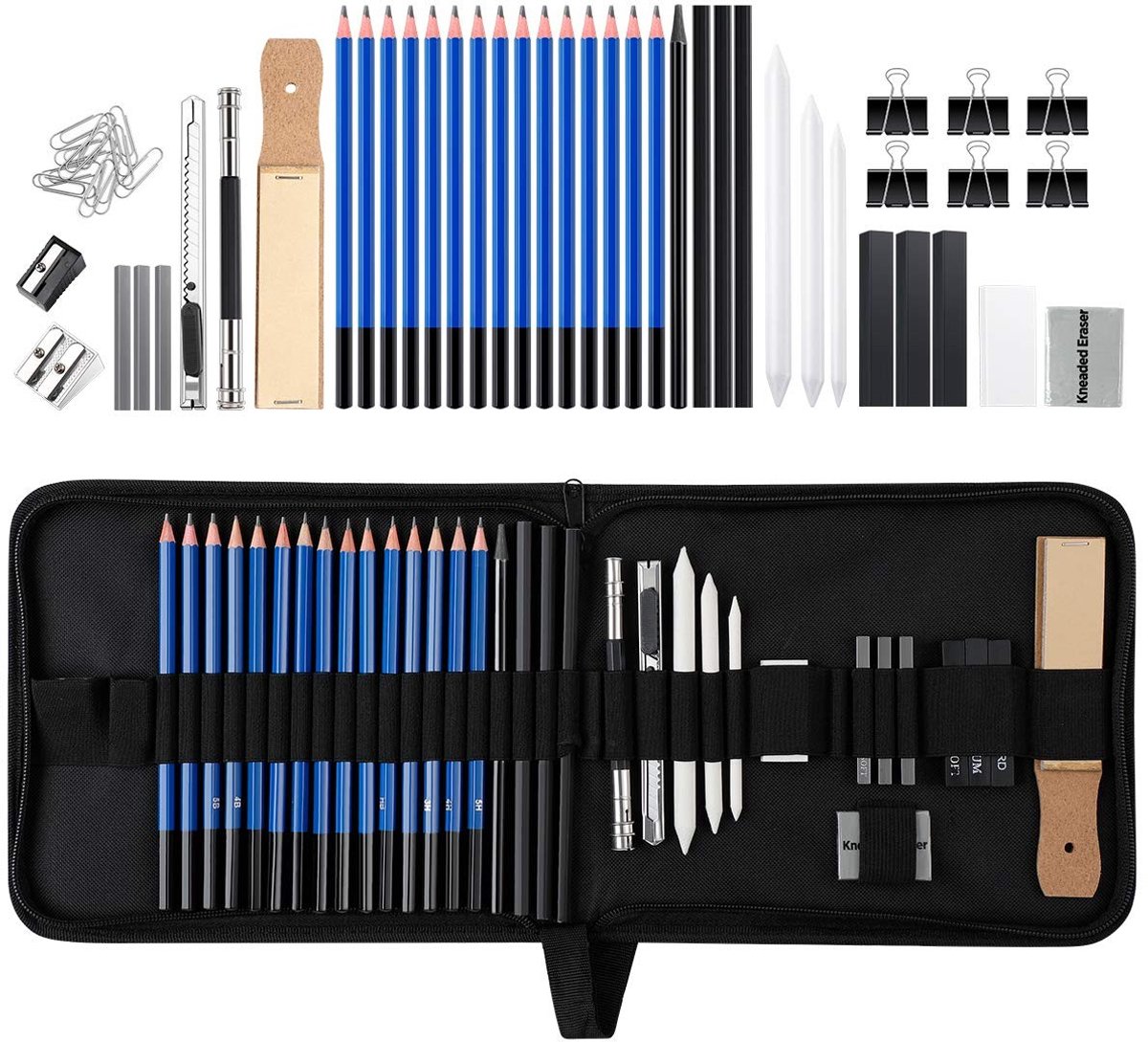 Omgoods - 42-delige Sketch Pencils Set voor Kunstenaars