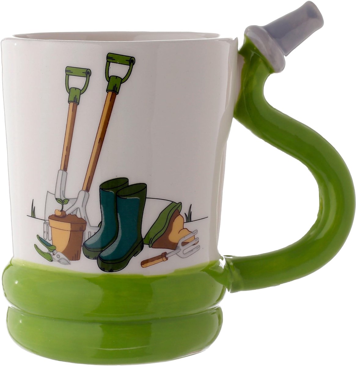 Omgoods - Moka met Tuinslang Handvat - Uniek Ontwerp