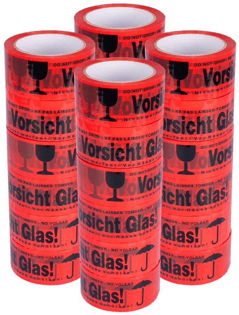 Omgoods - Verpakking 24 x Plakband - Scheurvast en Professioneel